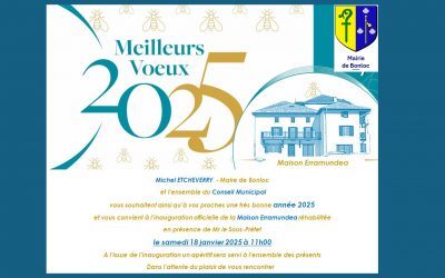 VOEUX 2025 – INAUGURATION
