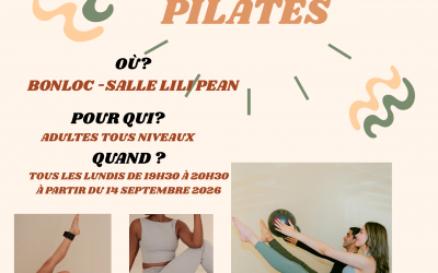 Cours de Pilates à Bonloc.